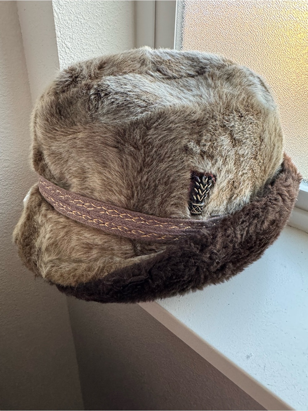 Vintage Faux Fur Fedora Style